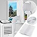 Produktbild KESSER Fensterabdichtung 560cm für Mobile Klimagerät, Klimaanlage, Wäschetrockner, Ablufttrockner, Hot Air Stop zum Anbringen an Fenster, Dachfenster, Flügelfenster/Fensterabdichtung