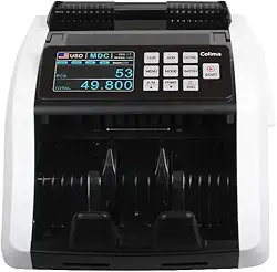 Máquina Contadora de Dinheiro Multi Moedas – Real, Dólar, Euro, Peso Argentino e Guarani Paraguaio | Contagem Rápida e Precisa para Bancos, Lojas e Escritórios