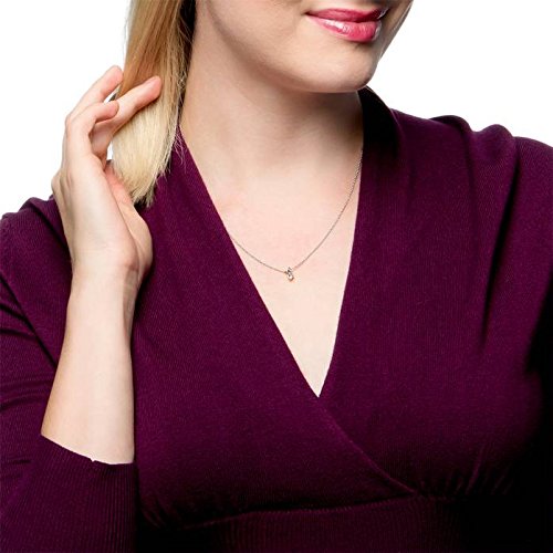 Pompeii 1/4ct Solitaire Diamond Pendant Necklace 14K White Gold2