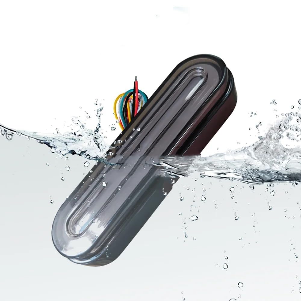 Fanale Posteriore per Moto, Luce di Stop a LED 3 in 1 per Moto, luci di Stop, indicatori di direzione dinamici, Luce di Segnalazione DRL 10-80V, luci Posteriori, Luce di Stop