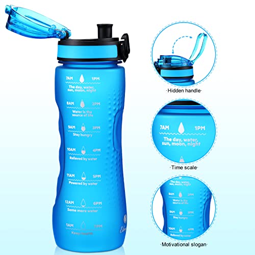 Edmyre SPORT-BLUE 25 Oz Water Bottle, Bpa Free Tritan Thick Water Bottles thumb #2