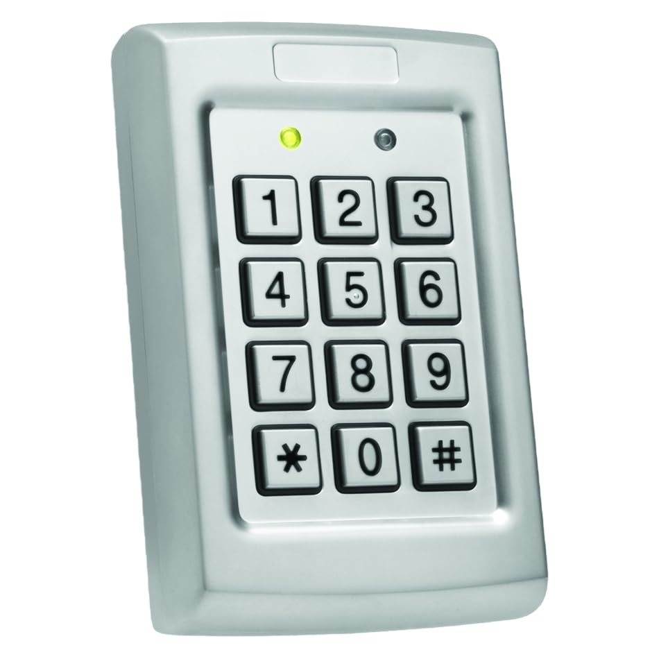 Dieffematic Prastel EASYBKA - Tastiera Controllo Accessi Stand-Alone Retroilluminata Antivandalo - 500 Utenti, 2 Relè, IP65