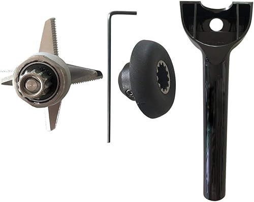 VideoPUP kit de piezas de repuesto para licuadora 1 conjunto de seis cuchillas secas en húmedo 1 juego de llaves de vaso 1 herramienta de