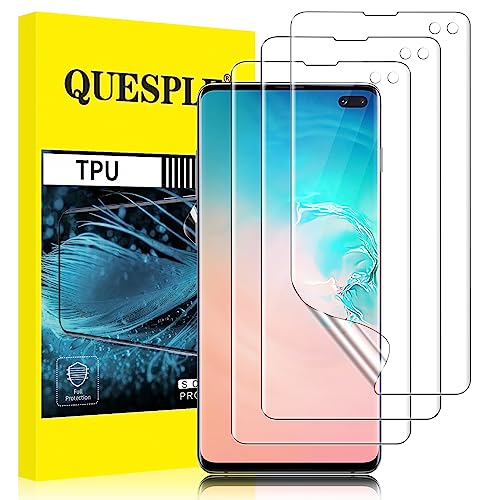 QUESPLE 3 Pack TPU Screen Protector for...