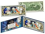 ANCIENT CHINESE MYTHICAL CREATURES Colorized $2 Bill US Legal Tender Lucky Money by Merrick Mint