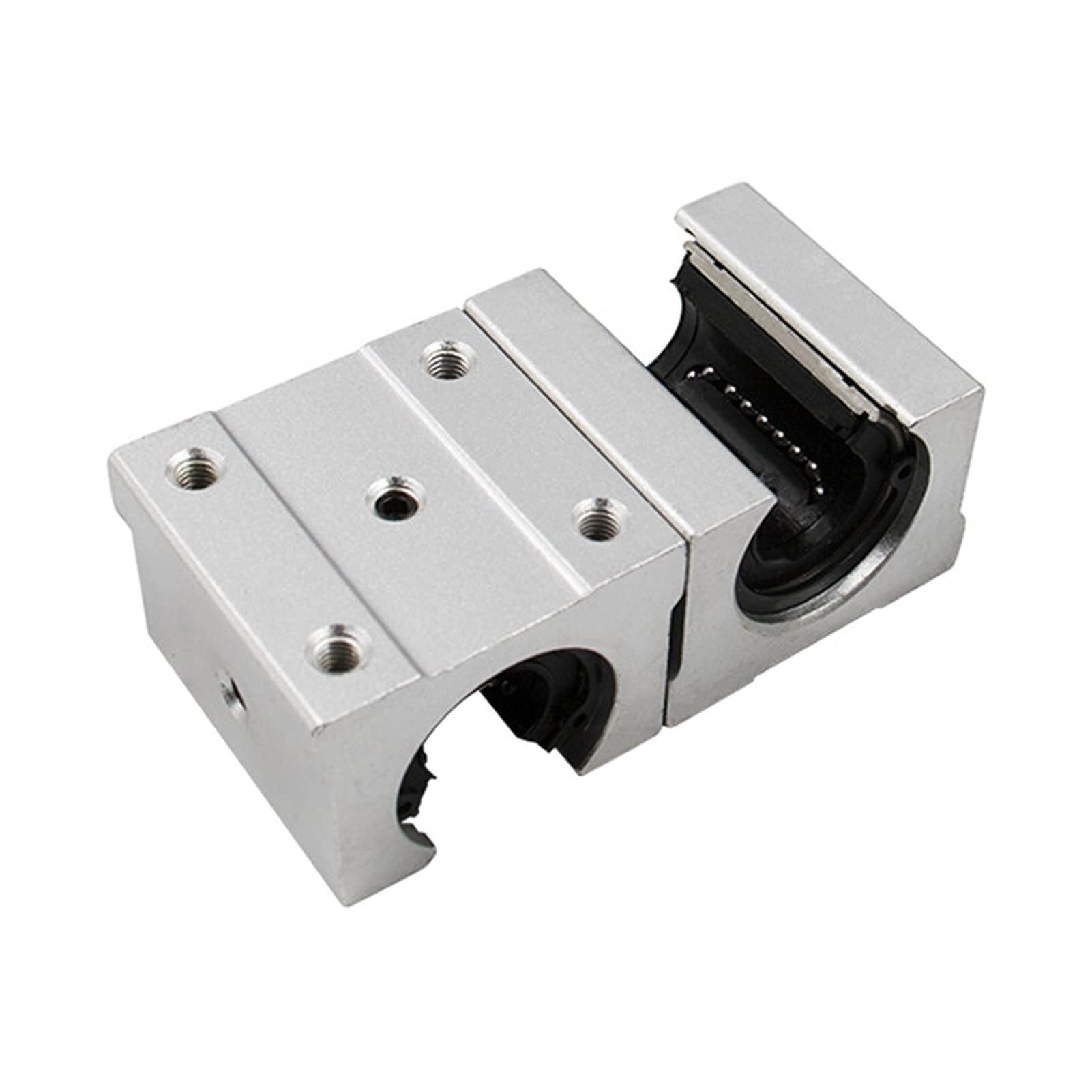Rillenlager, 2 Sbr10 Sbr12 Sbr16 Sbr20 Sbr25 Lineare Wellenstangenschienenführung + 4 Gleitlagerblöcke (Farbe: 2SBR25 4SBR25UU, Führungslänge: 550 mm)