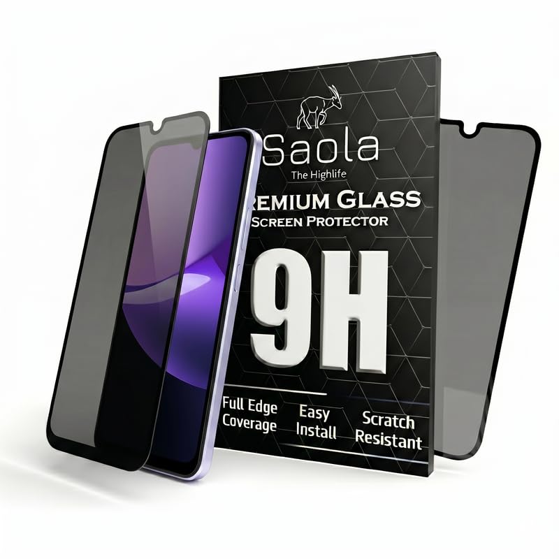 Image of Saola Ultra Privacy Tempered Glass For Redmi 15C 5g (PACK OF 1) with Free Installation Kit. Full screen Coverage. Free Replacement If Received Damaged - 6.9 inch