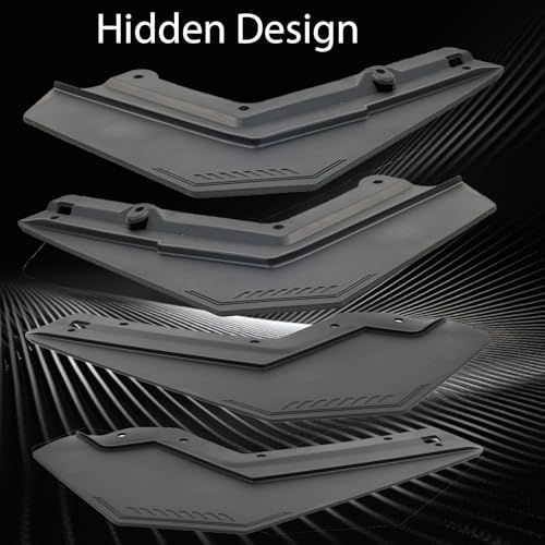 Image of XUKEY 4PCS Mud Flaps Splash Guard for Tesla Cybertruck 2025 2024 Mudguards Mudflaps Fender Tire Protector Rear Front Car Accessories Replacement