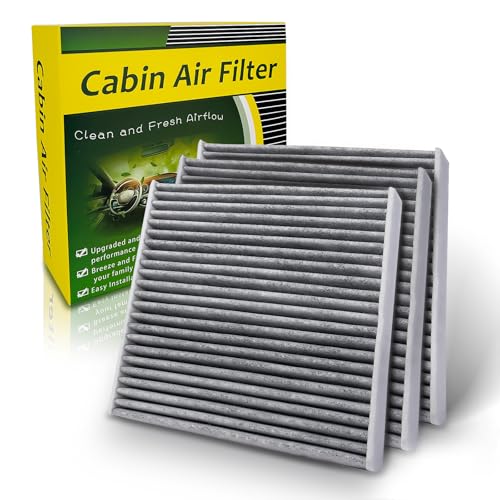 3-Pack CF12450 Cabin Air Filter for Jeep Wrangler & Gladiator – 68301863AA