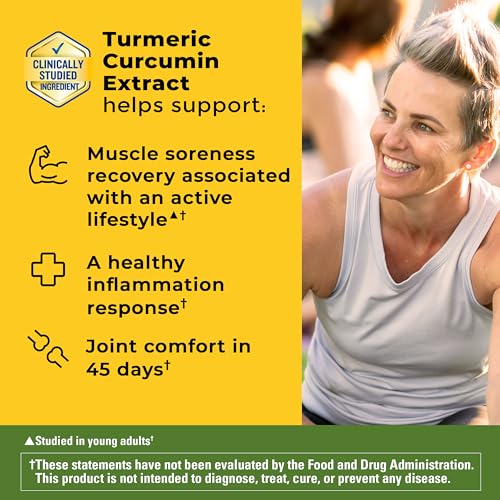 Nature Made High Absorption Turmeric Curcumin Supplement, 30 Capsules - image 2
