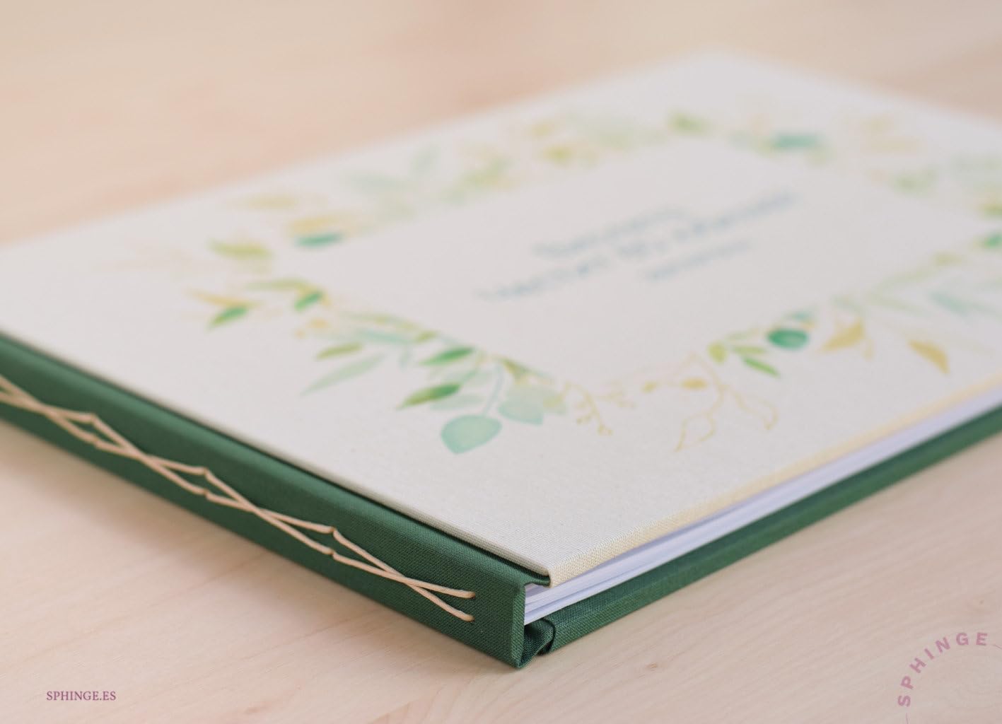 Libro de firmas personalizado con tu texto | Portada + 1ª Página | Boda Bebe Comunion Jubilación | Tapa dura A5 o A4 | 40 hojas 80 páginas papel blanco 120g | Libro de Visitas Invitados