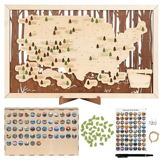 HYPERI US National Parks Travel Map