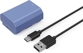 SMALLRIG NP-FZ100 2400mAh Camera Replacement Battery for Sony A7R V, A7 IV, A7S III, USB-C 2.5H Fast Charging Rechargeable Battery for A7R IV, A7R III, A7 III, A7C, A6600, A6700, ZV-E1, A1, A9-4265