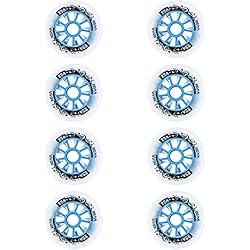 Patines 110 Mm TRAVVA Rueda De Repuesto De Competición 8 Piezas Rueda De Patinaje De Velocidad Profesional para Rodillo 85a Sin Rodamientos 90mm 100mm 110mm para Elegir