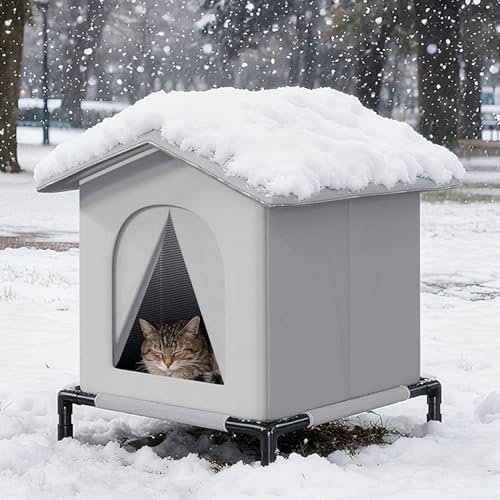 Niche pour chat pour terrasse et extérieur, le refuge parfait en camping
