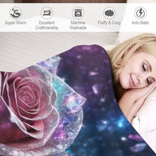 Couverture Canapé Rose super douce et moelleuse pour l'hiver