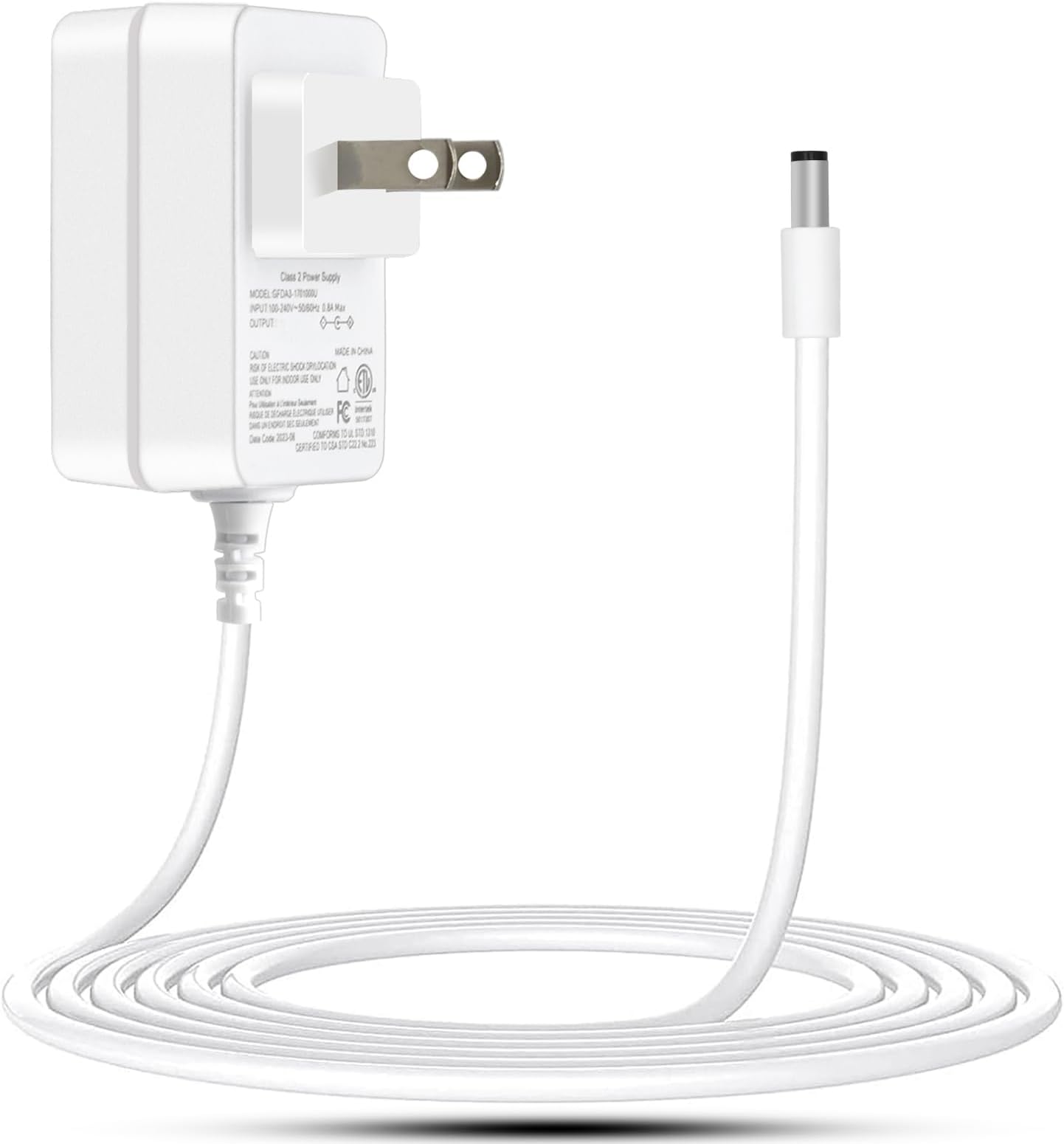 Charger Replacement for MJ401C-CHRG Compatible with Electric Lawn Grass Mower MJ401C-XR MJ401C-XR-SJB MJ401C-Pro Power Adapter (White 6.6ft Line Length)
