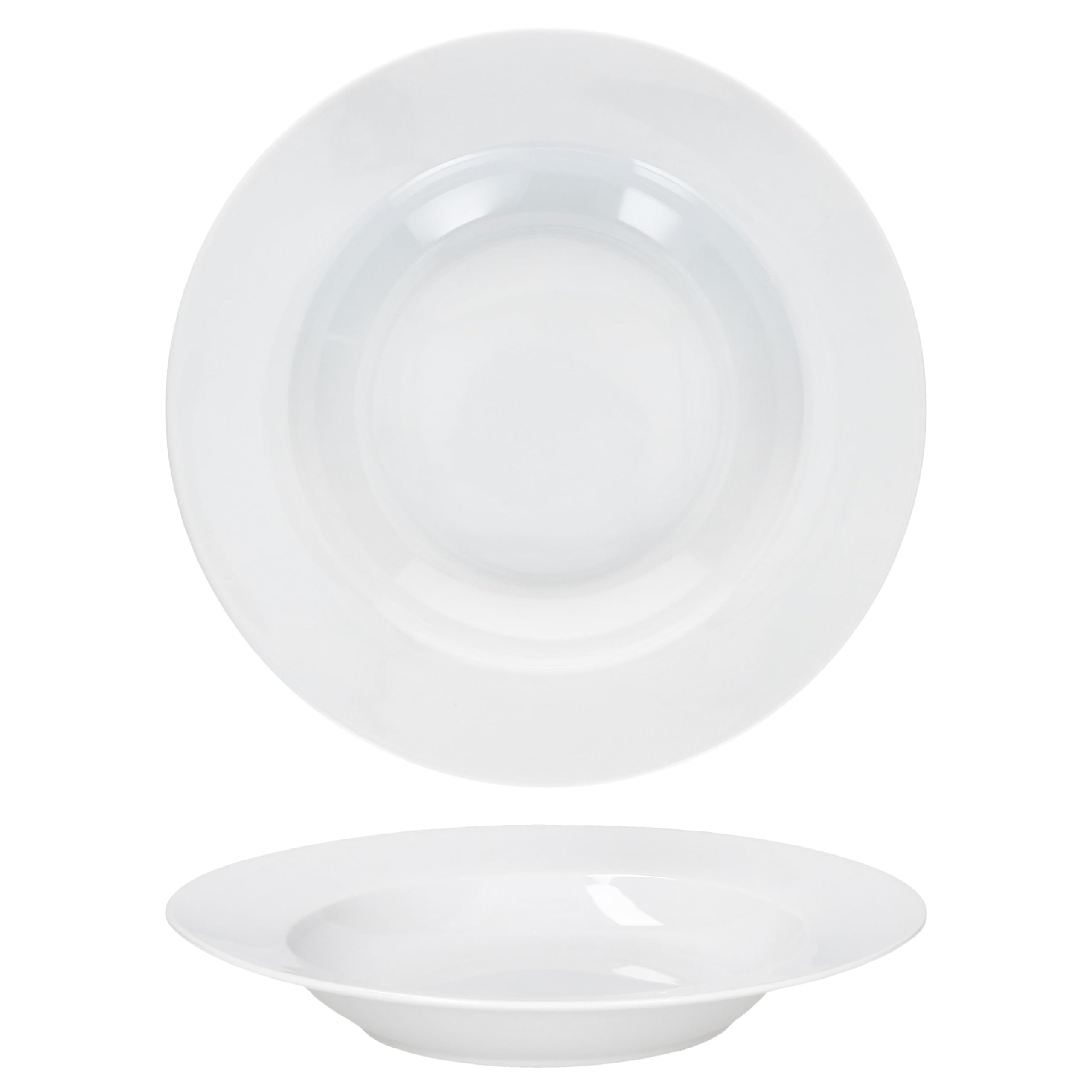 MamboCat 6er Set Holly Suppenteller - Weihnachtliche Steingut-Teller 400ml