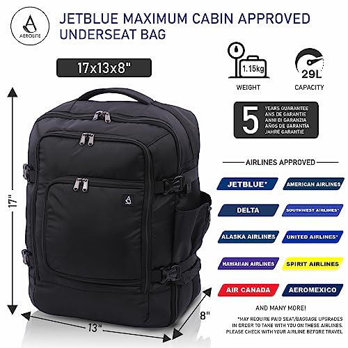 Aerolite Jetblue Maximum Size Backpack