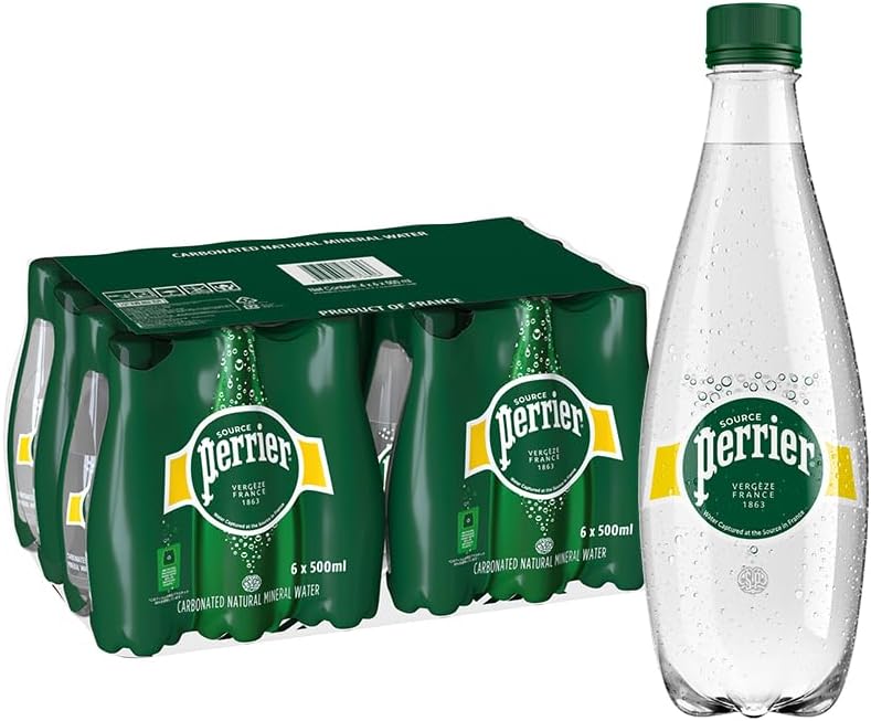 Perrier(ペリエ) プレーン 炭酸水 シュリンクパック PET [直輸入品] 500ml ×24本