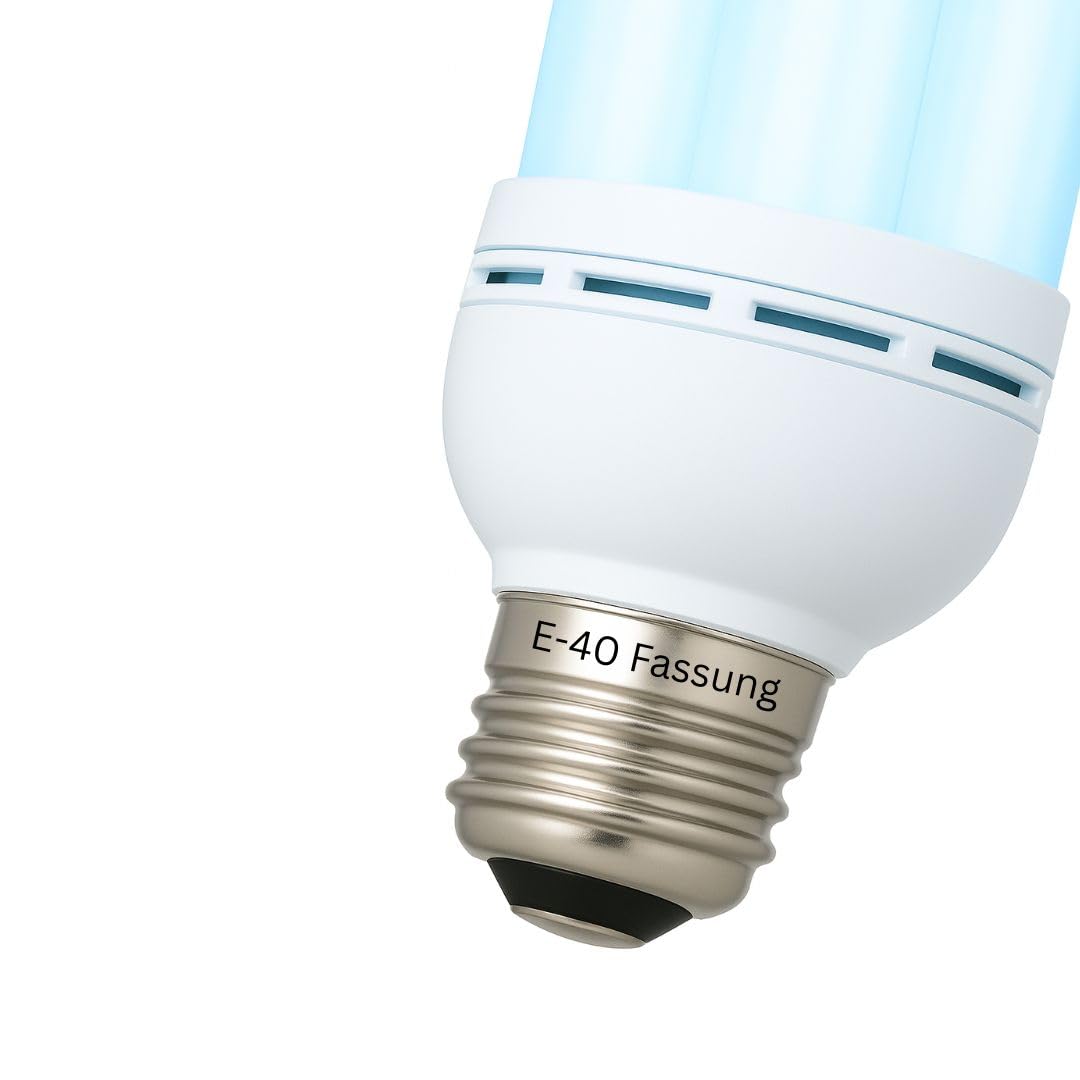 Weedness Lampada di Coltivazione ESL 125 Watt Risparmio energetico Fase di Crescita – Attacco E40 6400K Lampada da Interno Bulbo