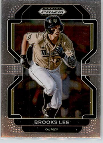 2022 Panini Prizm Draft Picks #8 Brooks Lee RC Rookie Cal Poly Mustangs Baseball Trading Card