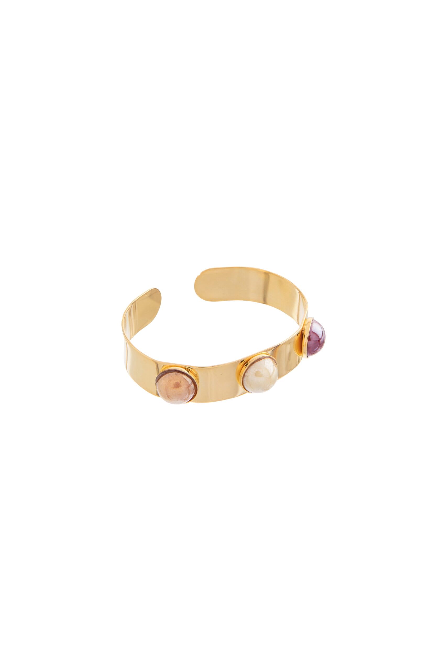 Generico Murrina Murano Venezia Bracciale rigido con Pietra in Vetro di Murano