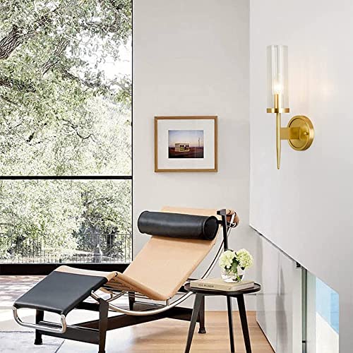 Aplique de pared interior de cobre WQHPLMD, decoración elegante para salón 7