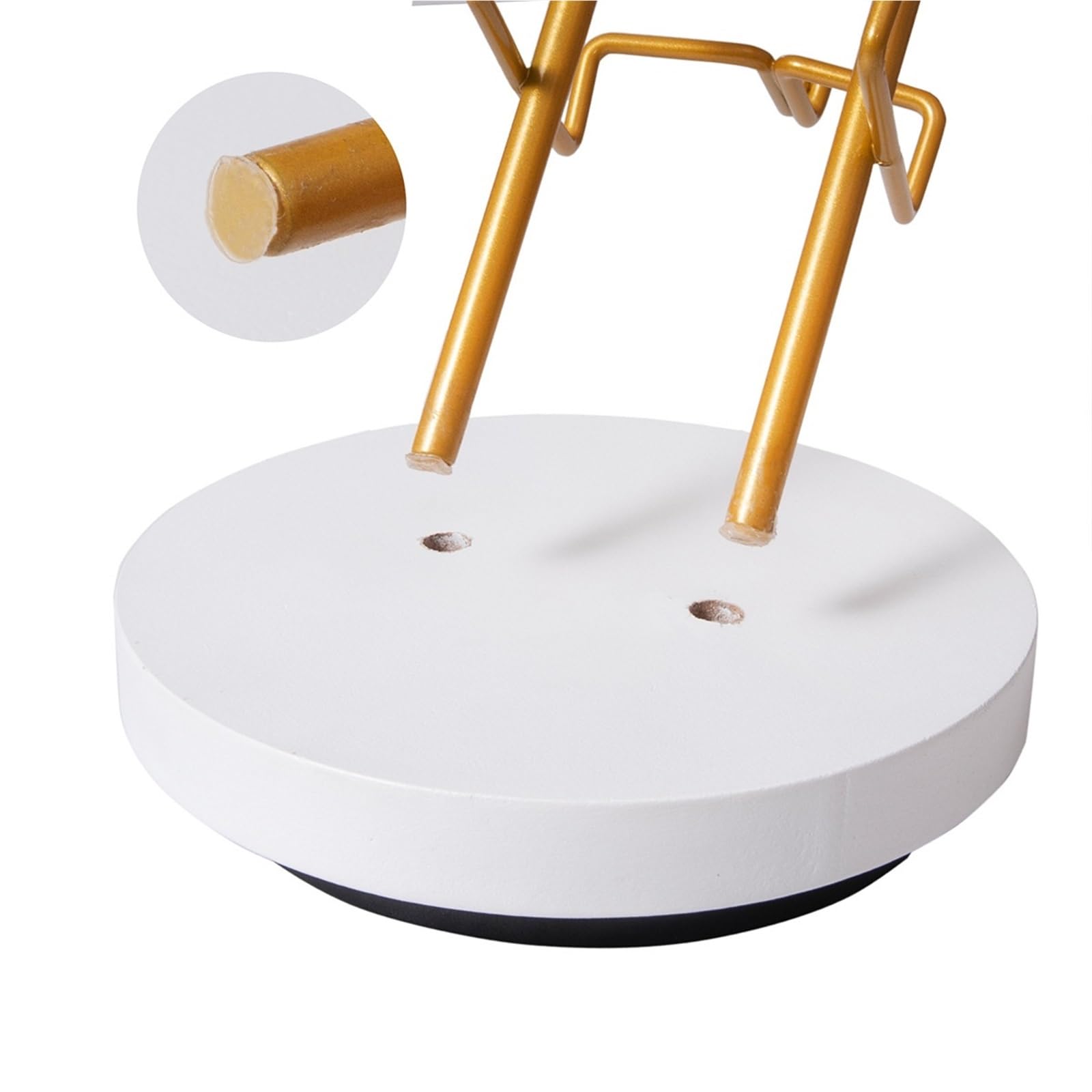 Porta Occhiali per Casa Supporto for Occhiali da Vista in Metallo Girevole A 360°, Espositore for Occhiali da Sole Organizer Occhiali da Sole(Gold)