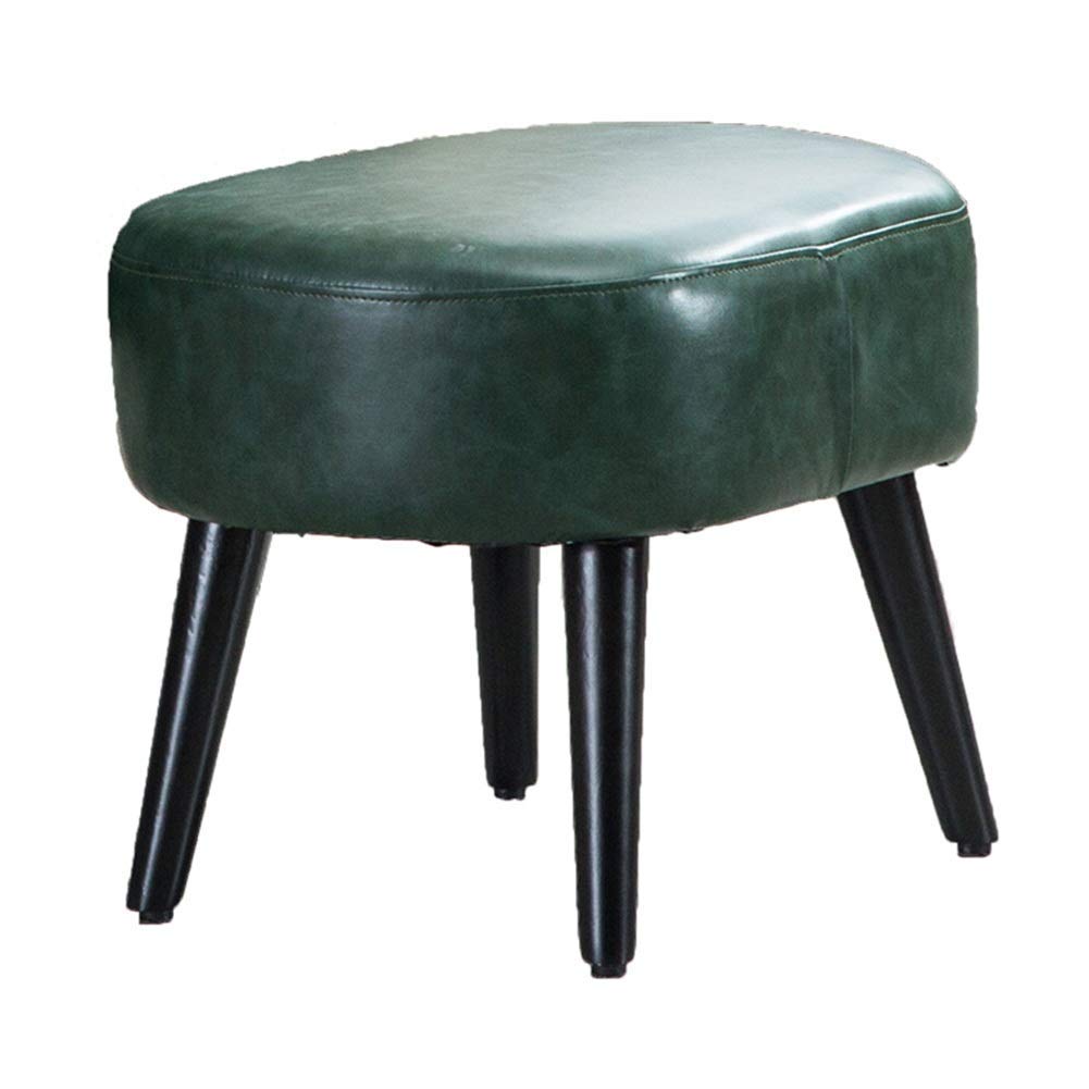 Tabouret dressing confortable en bois massif vert herbe DASHADAO