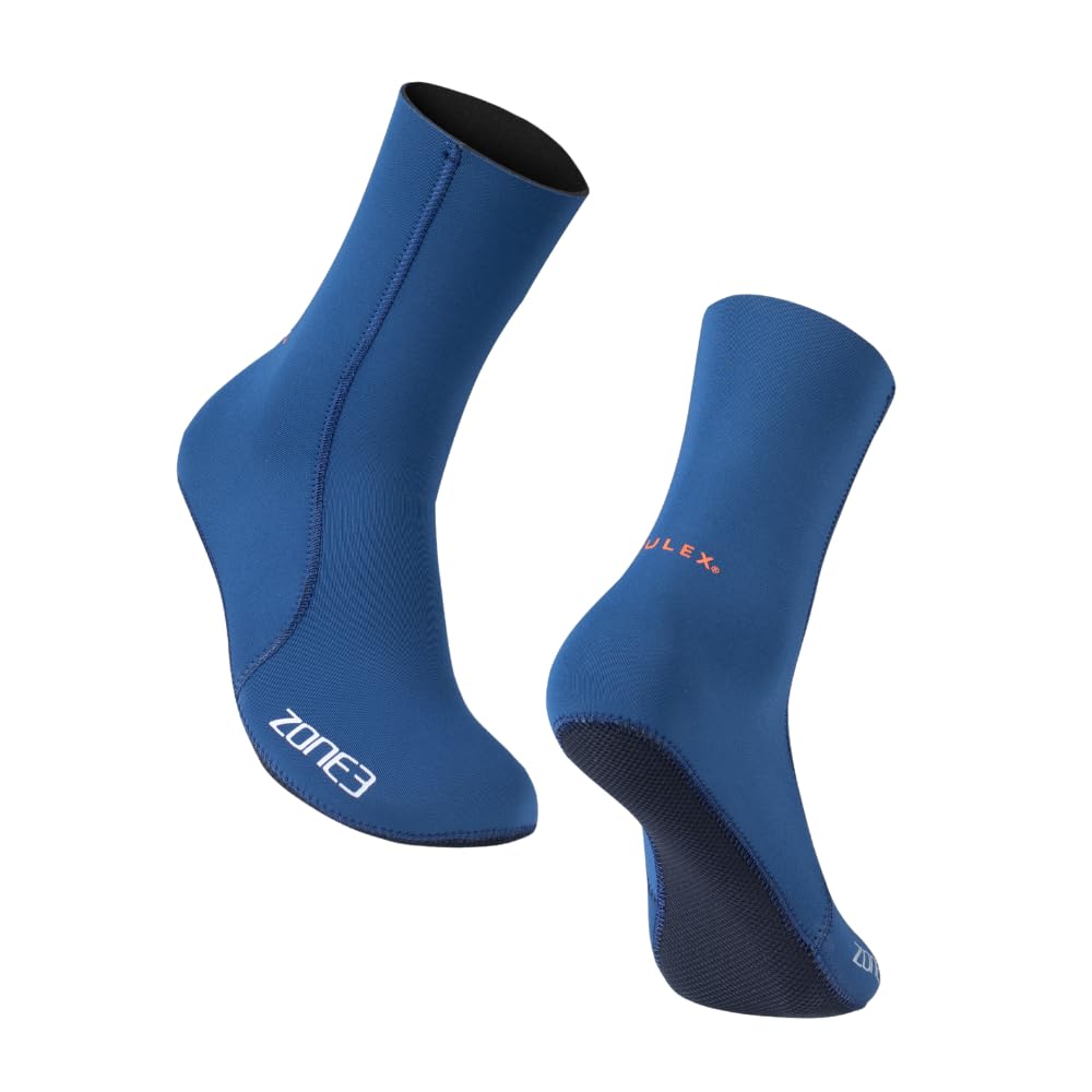 ZONE3 Yulex Swim Socks Made From Natural Rubber Deigned to Provide Warmth For Outdoor Winter Activities/Swimming, Unisex Beach/Water Shoes
