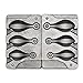 Adygil Bank Sinker Mold with 3 Cavities and 4.5.6-Ounce,Without Handle