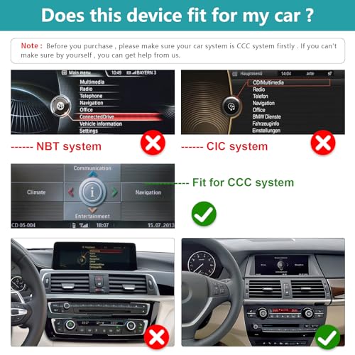 Autoradio tactile 10.25 BMW X5 X6 E70 E71 système CCC Android Auto - 2