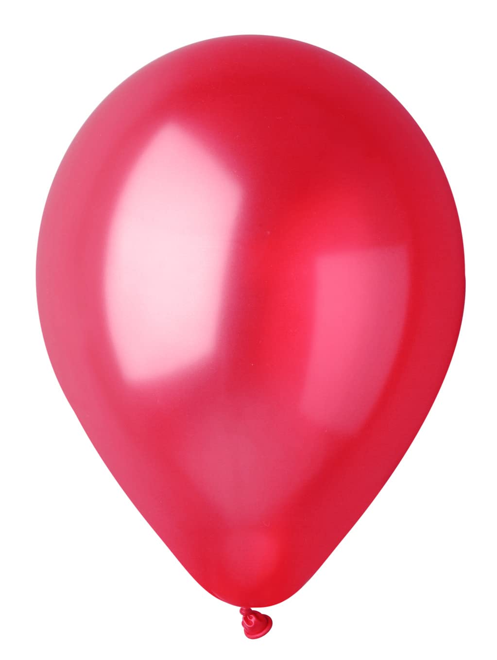 Pack 100 balloons pearly in natural latex Premium Quality G120 (Ø 33cm / 13"), red pearl — image 1