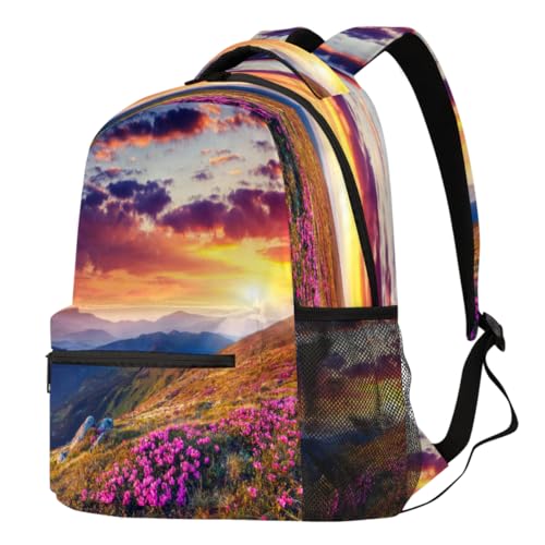 Sac à dos mixte grand format idéal pour l'école et le voyage