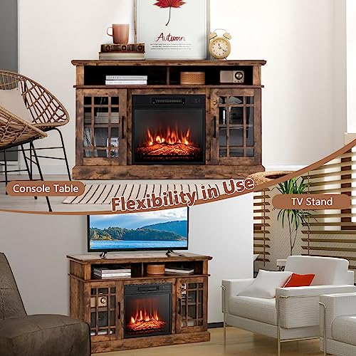 Costway Electric Fireplace Tv Stand For Tvs Up To 55 Inches thumb #7