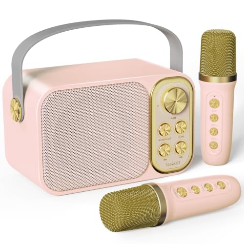 Machine de Karaoké avec 2 Micro sans Fil, Haut-Parleur Bluetooth...