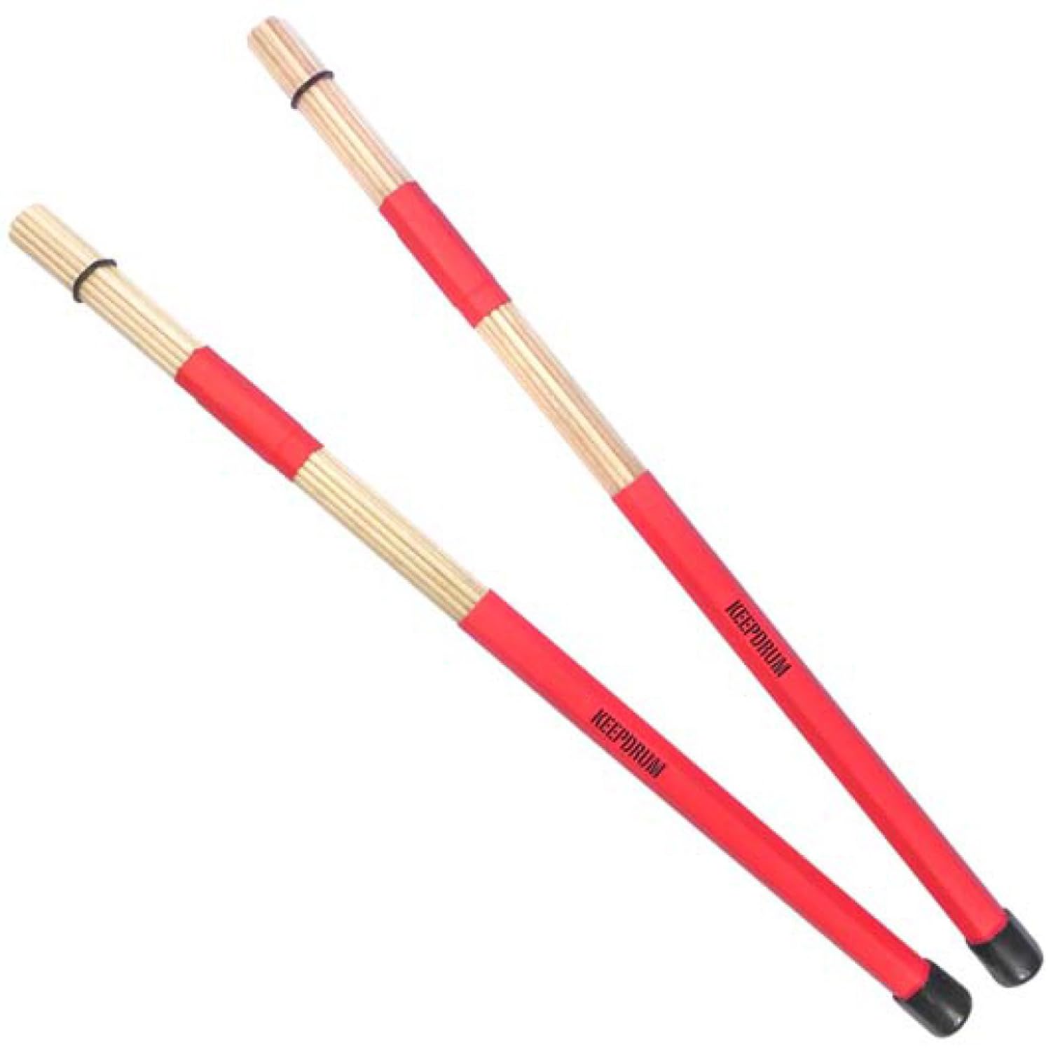 keepdrum Stickbag Starter-Set + SV1 Rods + SV507 Jazz Besen + 5A Drumsticks