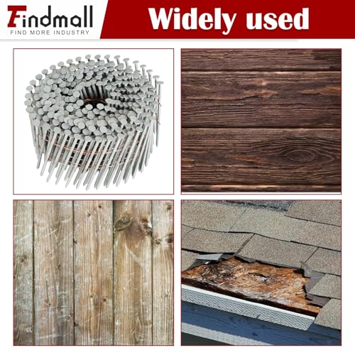Image of findmall 3600 Count Siding Nails 2-1 /2 inch by .092 inch Hot-Dipped Galvanized