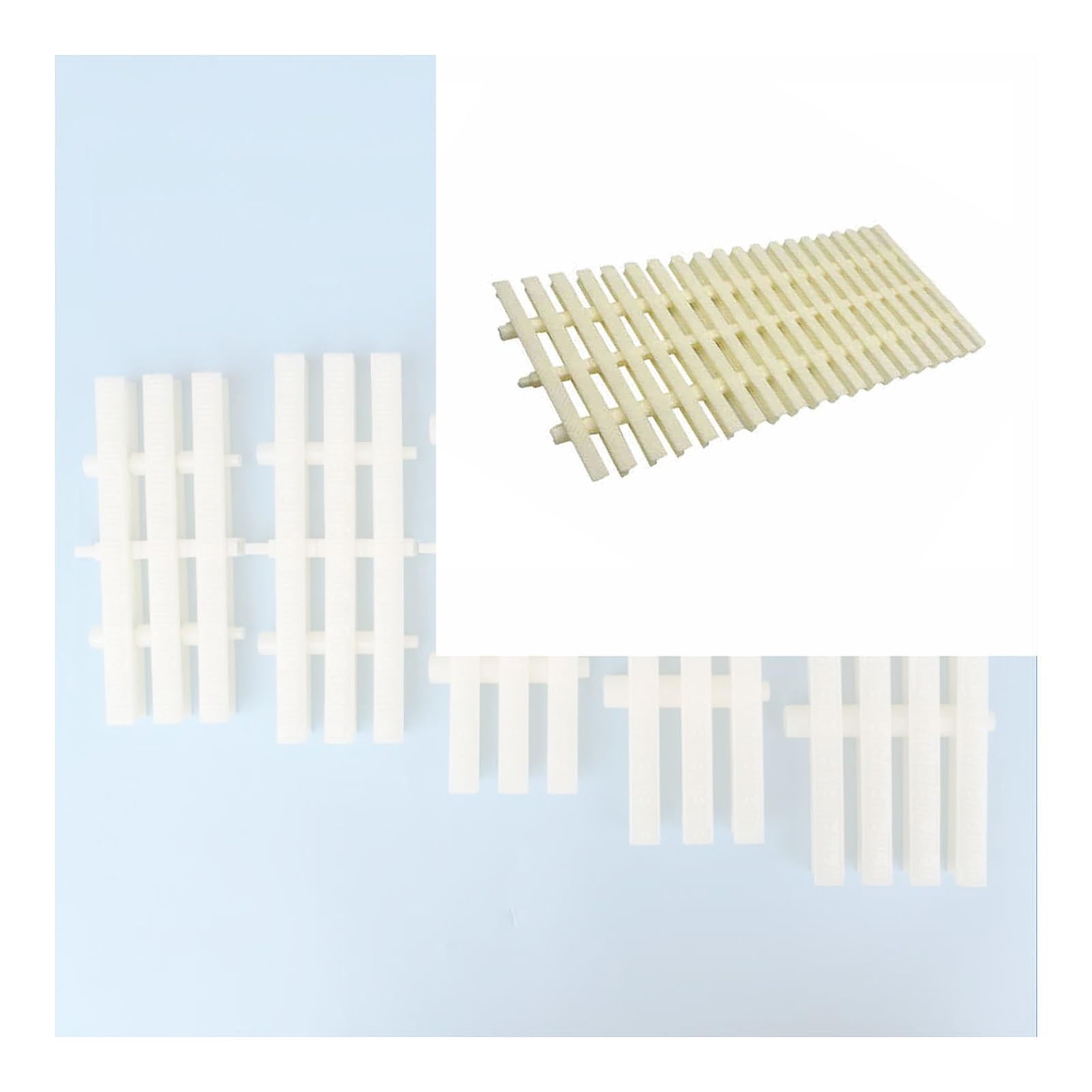 Griglie per piscine, griglia di scarico antiscivolo per piscine, confezione da 2, copertura di scarico a canale 30x100 cm per vialetti, patii, bordi piscina e aree commerciali, soluzione di grigl