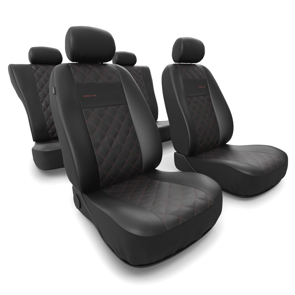 Mossa Fundas Asientos Coche aptas para Ford Focus I II III IV 1998-. PRF-RD | Hatchback, Cabrio, Familiar, Berlina, Furgoneta