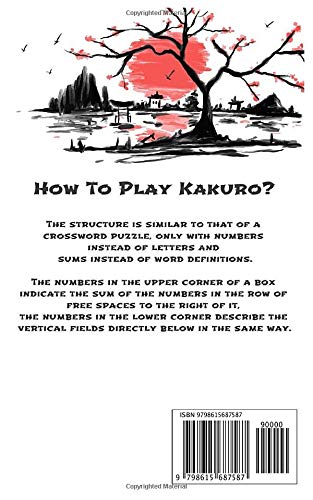 Kakuro Puzzle Book: Volume 1 - Absolutely Nasty Kakuro Puzzle Books For Adults Series - A Travel Friendly Number Crossword Puzzles - Only 5 x 8 Inches In Size | 120+ Pages With Answers At The Back - Image 2
