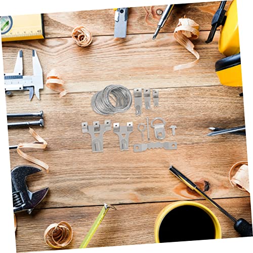 Image of Picture Hangers Wall Picture Hanging Hooks Photo Hangers Nails Hooks Heavy Duty Kit for Artworks Gallery