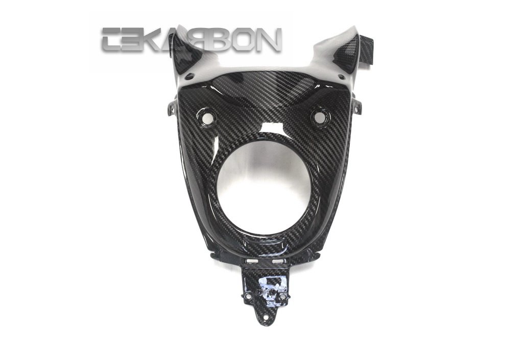 TEKARBON Replacement Carbon Fiber Top Tank Cover, for Yamaha FZ07 MT07 (2013-2016), 2x2 Twill Weave