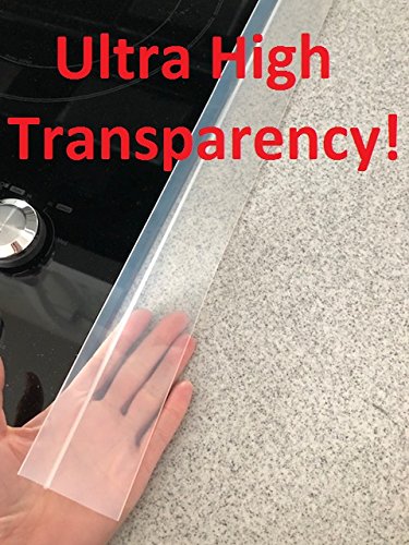 Fitfabhome 2 Pack Stove Counter Gap Covers, Premium Heat Resistant Silicone Seals Spills Between Counters, Stovetops, Dishwashers, Washers, Dryers (Clear) #TOP1