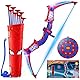 Spielzeug ab 3-12 Jahre Junge, Spider Spielzeug mit Rot & Blau LED Lichtern, Spider Köcher & Netz-Zielscheibe, Geschenk Junge 3-12 Jahre Geschenkideen Kinderspielzeug Garten Outdoor Spiele für Kinder
