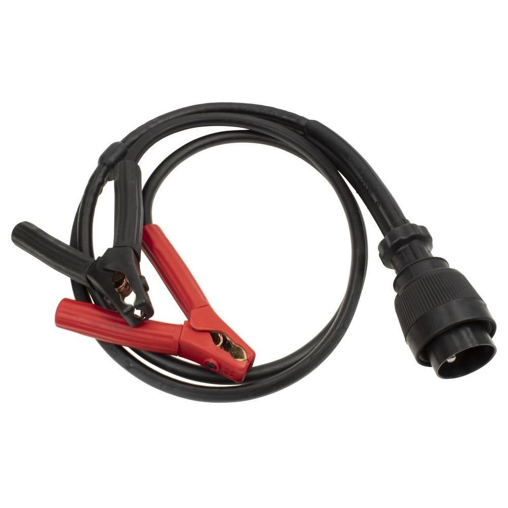 Dönges Cables de arranque, 2 x 35 mm², 5 m, 1 x conector Nato, 2 x pinzas de polos (cable de conexión, cable de carga, cable de arranque).