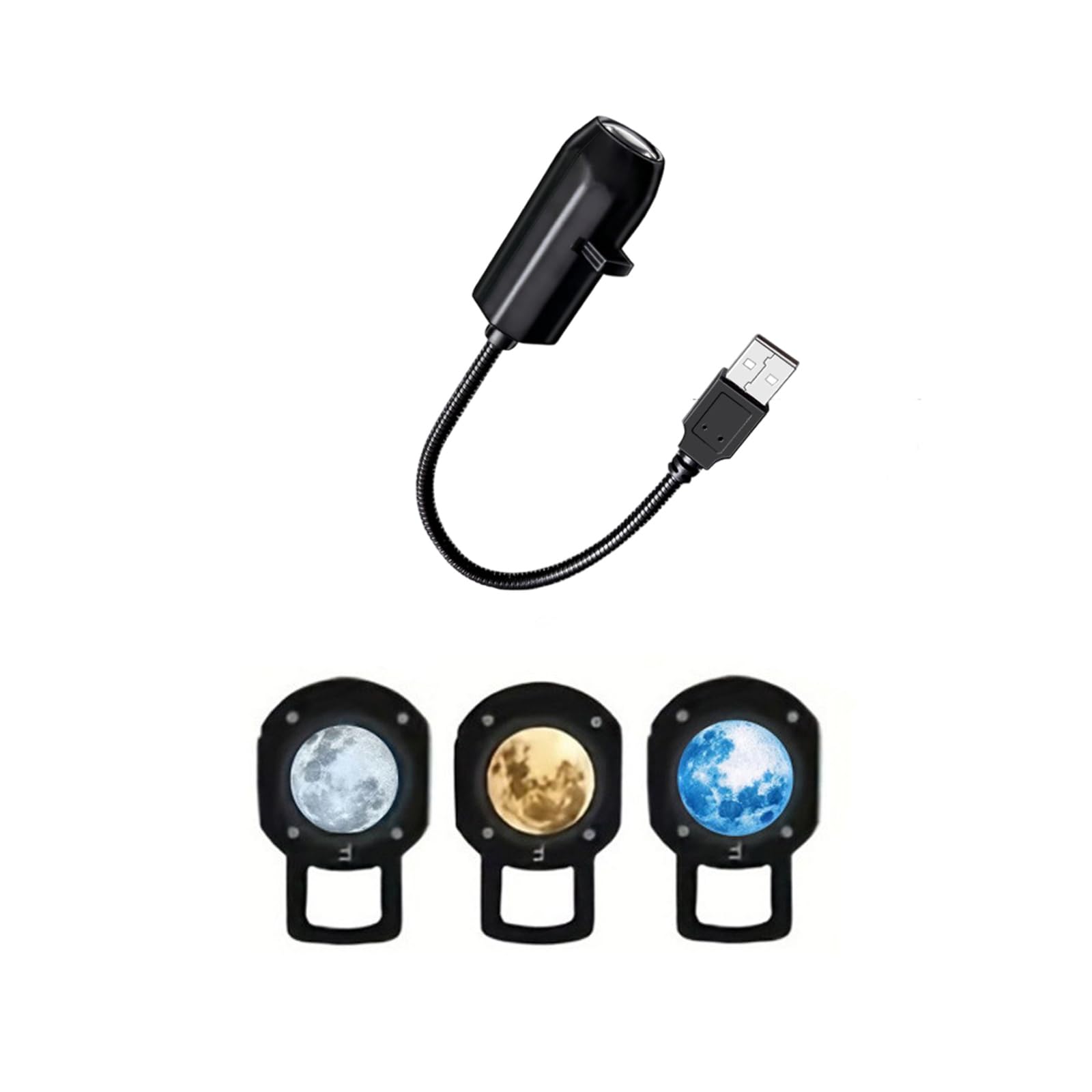 Tsophreniq 360 Degree Rotating Planet Projection Night Lamp Space Themed Projector Lamp Room Atmospheres Lighting Easy to Use for Bedroom Ceiling Room Wall Decoration