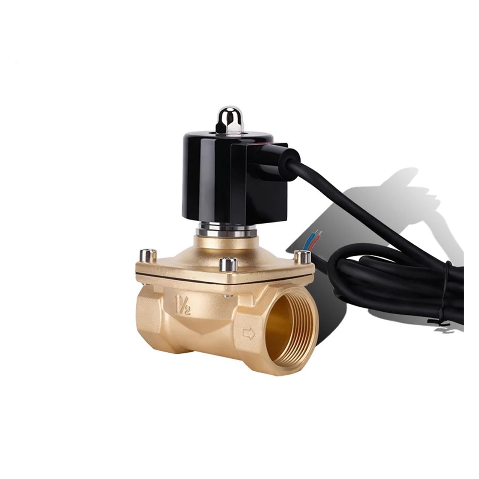 YPEZASDLW 1-1/2" IP68 Waterproof Normally Closed Solenoid Valve 110V 24V 12V 24v(24vac)