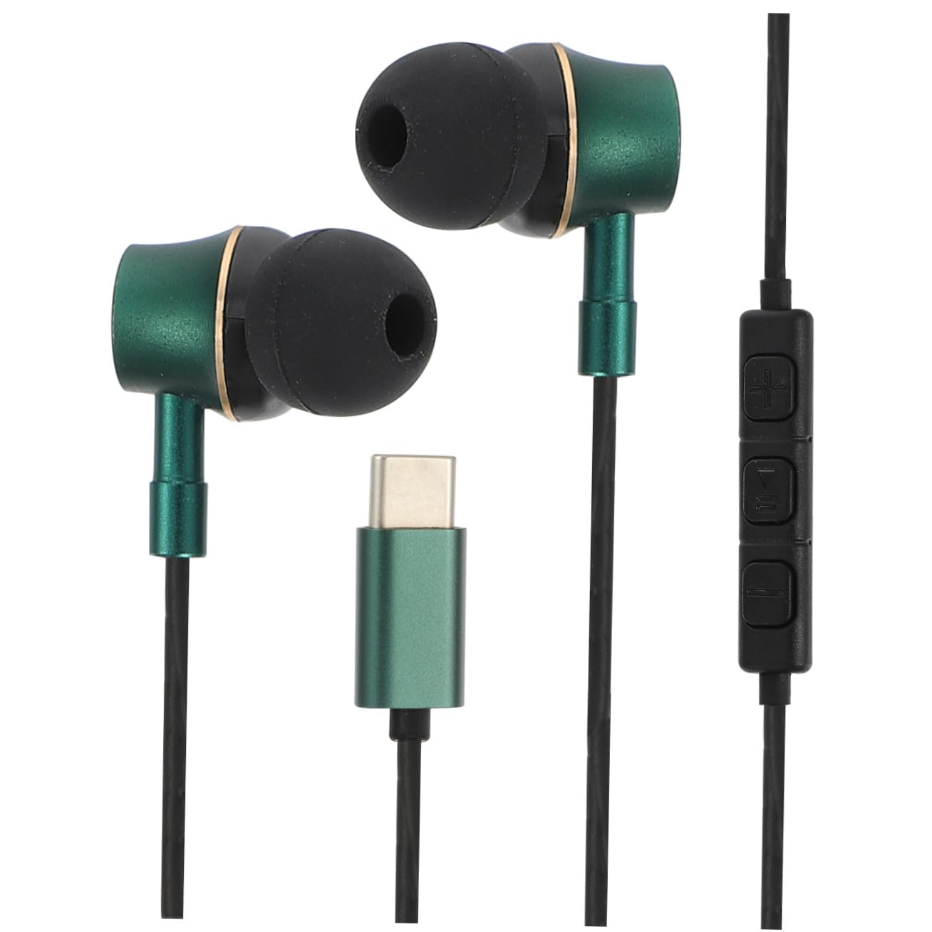 Angoily 2pezzi Cuffie Usb c Con Controllo In-ear Ergonomico Auricolari Antirumore Con Design Speciale e Materiali Comfort Compatibili Con Smartphone e Dispositivi Tipo-c Per Chiamate e